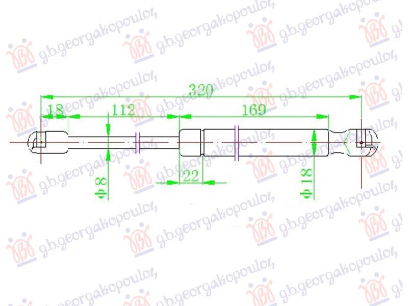 AMORTIZER HAUBE (320L-360N)