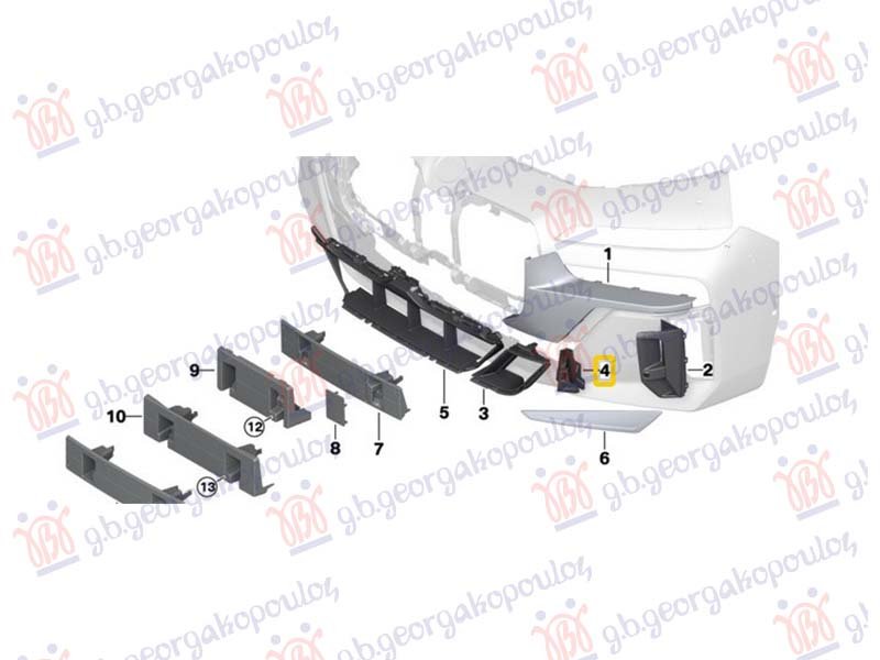 USMERIVAC VAZDUHA PREDNJEG BRANIKA UNUTRASNJI (M-SPORT)