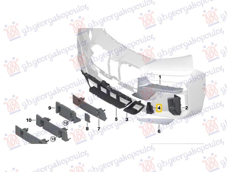 USMERIVAC VAZDUHA PREDNJEG BRANIKA UNUTRASNJI (M-SPORT)