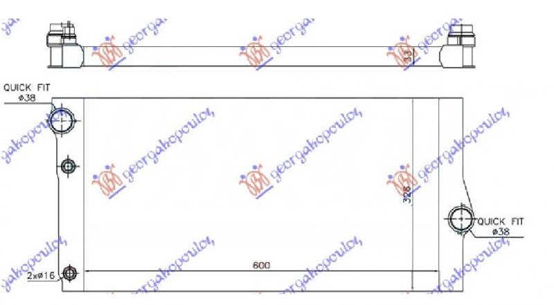 HLADNJAK 2.0-4.0Di(T.D)(60x33x3.2)B