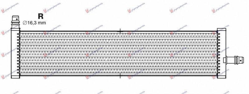 HLADNJAK MOTORA 2.0/3.0/4.4 BENZIN (MAN/AUTO) (500x110x16)