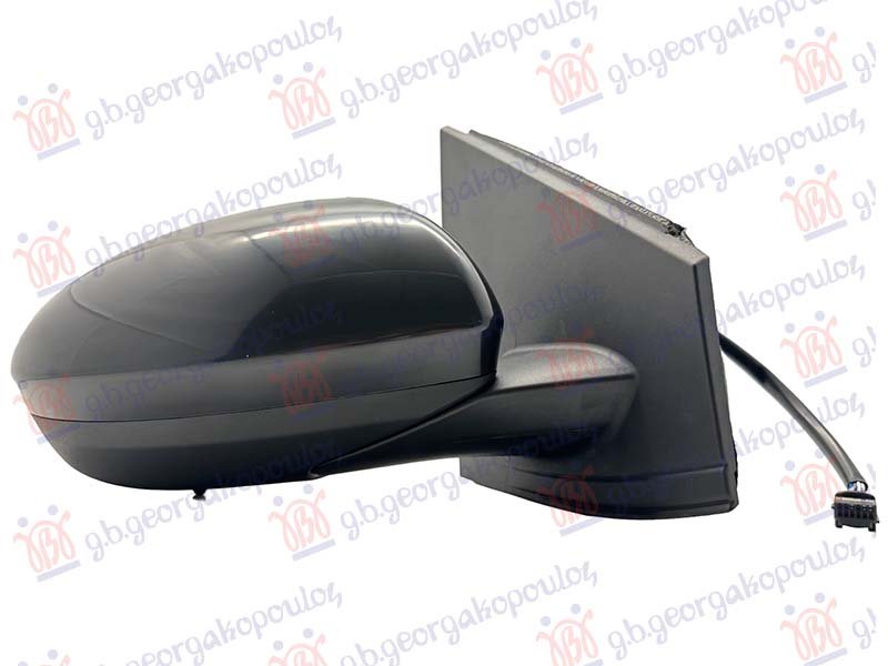 RETROVIZOR ELEKTRICNI SA GREJACEM PM (SENZOR) (MRTAV UGAO) (9 PIN) (KONVEKSNO STAKLO)