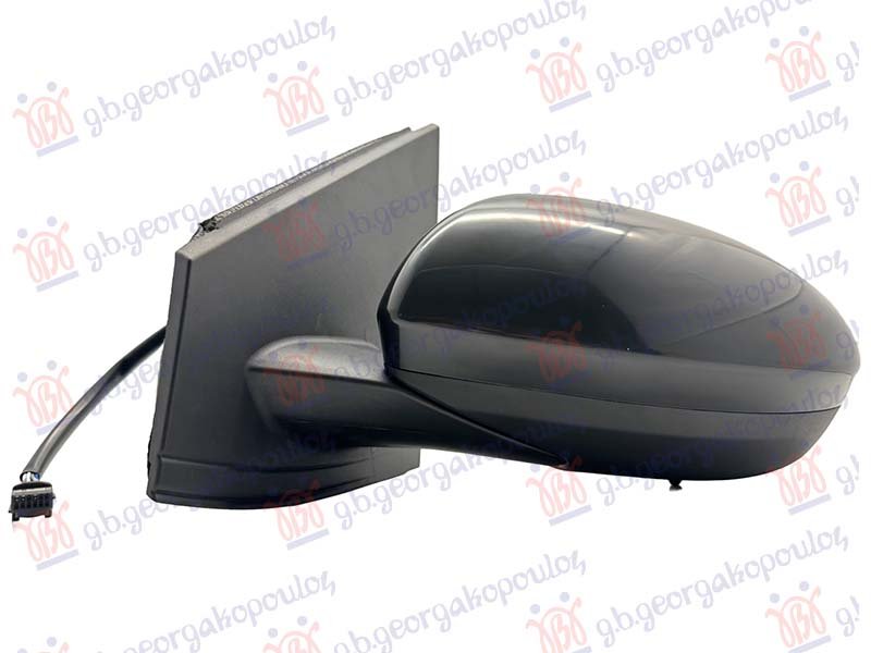 RETROVIZOR ELEKTRICNI SA GREJACEM PM (MRTAV UGAO) (7 PIN) (KONVEKSNO STAKLO)
