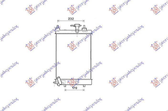 HLAD.MOTORA 1.0 12V(40x30x1.6)MANUAL