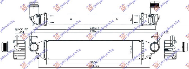 HLAD.INTERC. SVI MODELI BENZIN/DIZEL