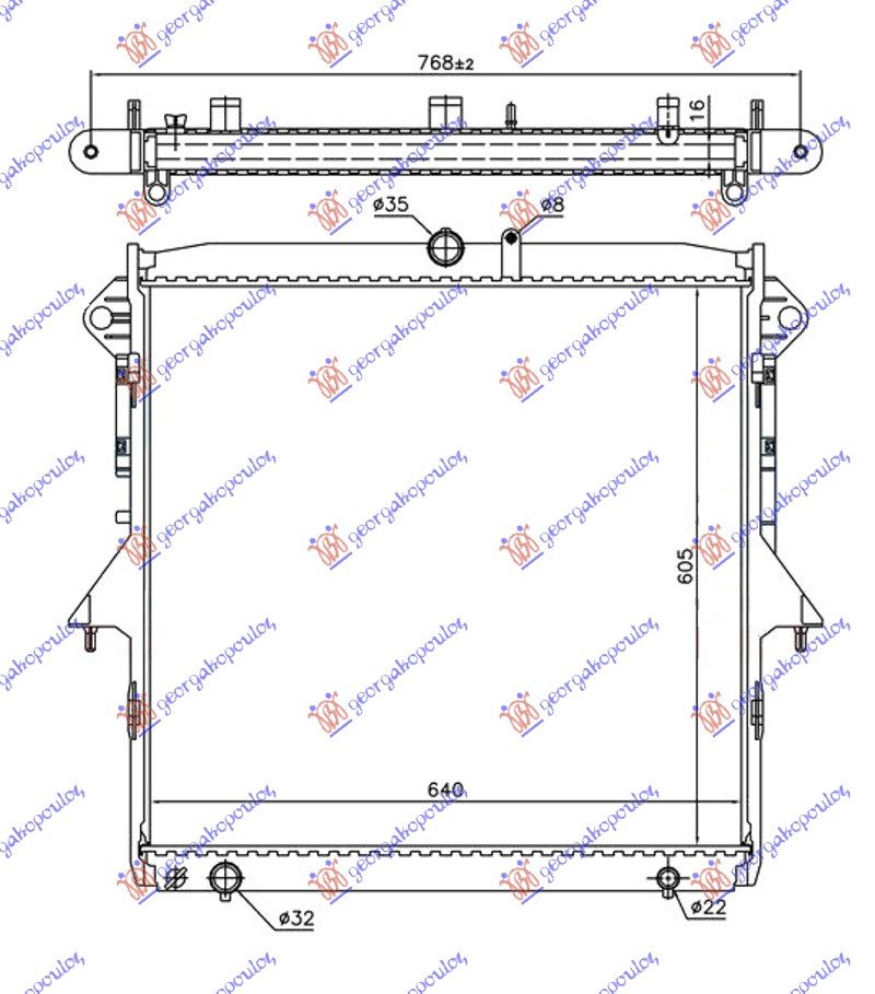 HLAD.MOT.2.2-3.2TDCi(60.5x64x1.6)