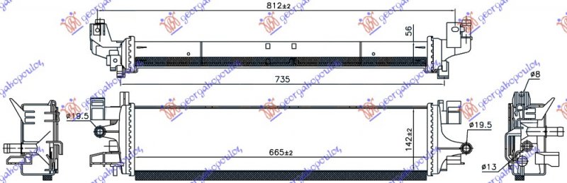 HLAD. DODATTNI 1.5 EcoBoost (665x142x56)