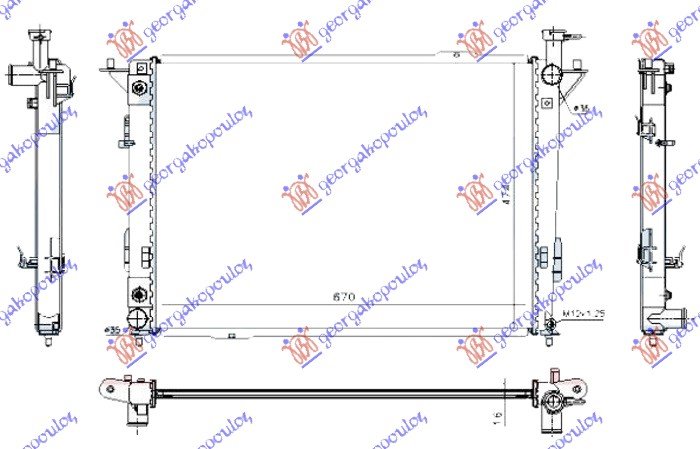 HLAD MOT. 2.7 i24V-2.0-2.2CRDi(43x77)MAN