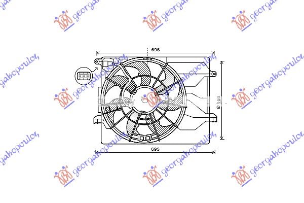 VENTILATOR 1.6-2.0 i 16V