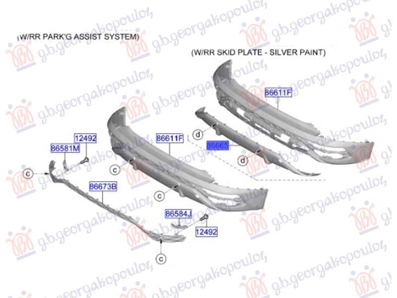 LAJSNA ZADNJEG BRANIKA (PDS SENZOR) (O)