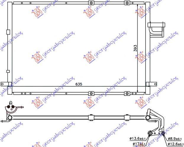 HLADNJAK KLIME 2.0 CRDi (59x38.3x18)