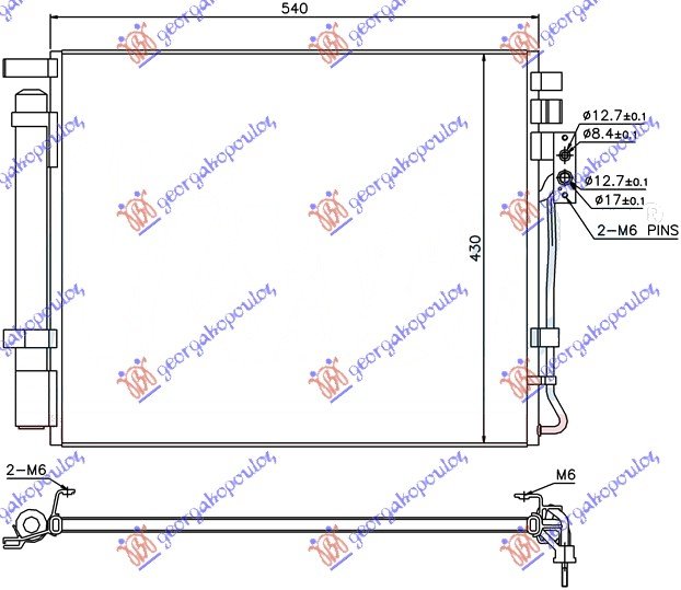 HLAD.KLIME 2.0-2.2 CRDI(50.5x42.5x16)