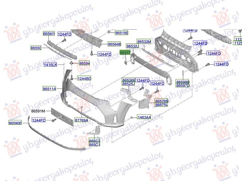 POKLOPAC KUKE PREDNJEG BRANIKA