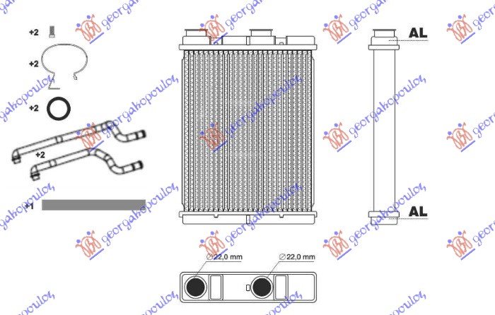 GREJ. KAB. TURBO BENZIN DIZEL 202x160x26