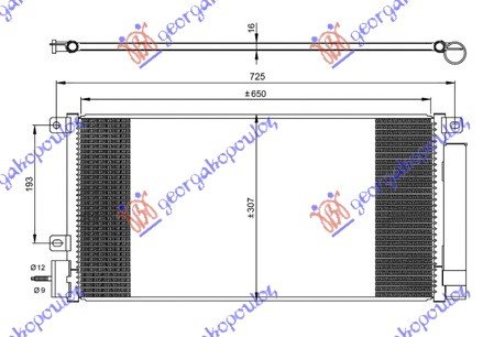 HLAD.KLIME 1.4 i 16V TURBO BENZ(65x30.7)