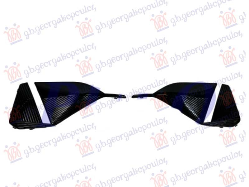 POKLOPAC MAGLENKE SJAJ-CRNI (SET 2 KOM)
