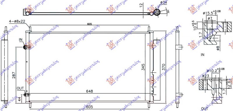 HLAD. KLIME 1.5 HIBRID 15- (600x355x16)