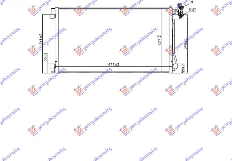 HLAD. KLIME BENZ-DIZ 15- (70.0x37.7x1.6)