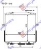 HLADNJAK MOTORA 2.4-3.5 BENZIN (AUTO) (+/-AC) (57.8x62.8) 8mm (HALLA TIP) (NISSENS)